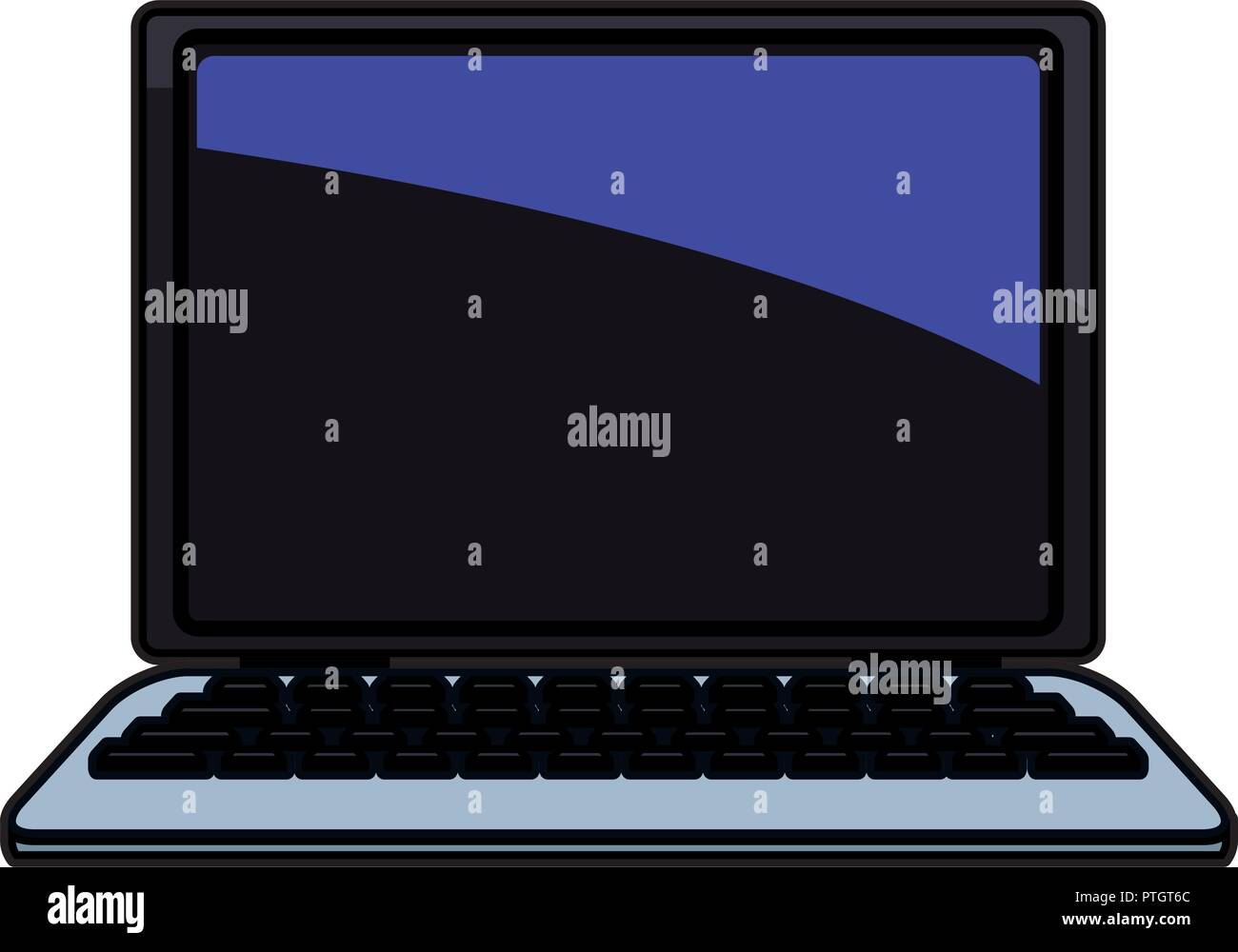 Laptop computer isolated Stock Vector Image & Art - Alamy