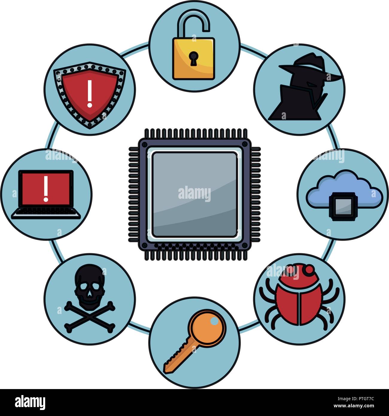 Security system technology Stock Vector Image & Art - Alamy