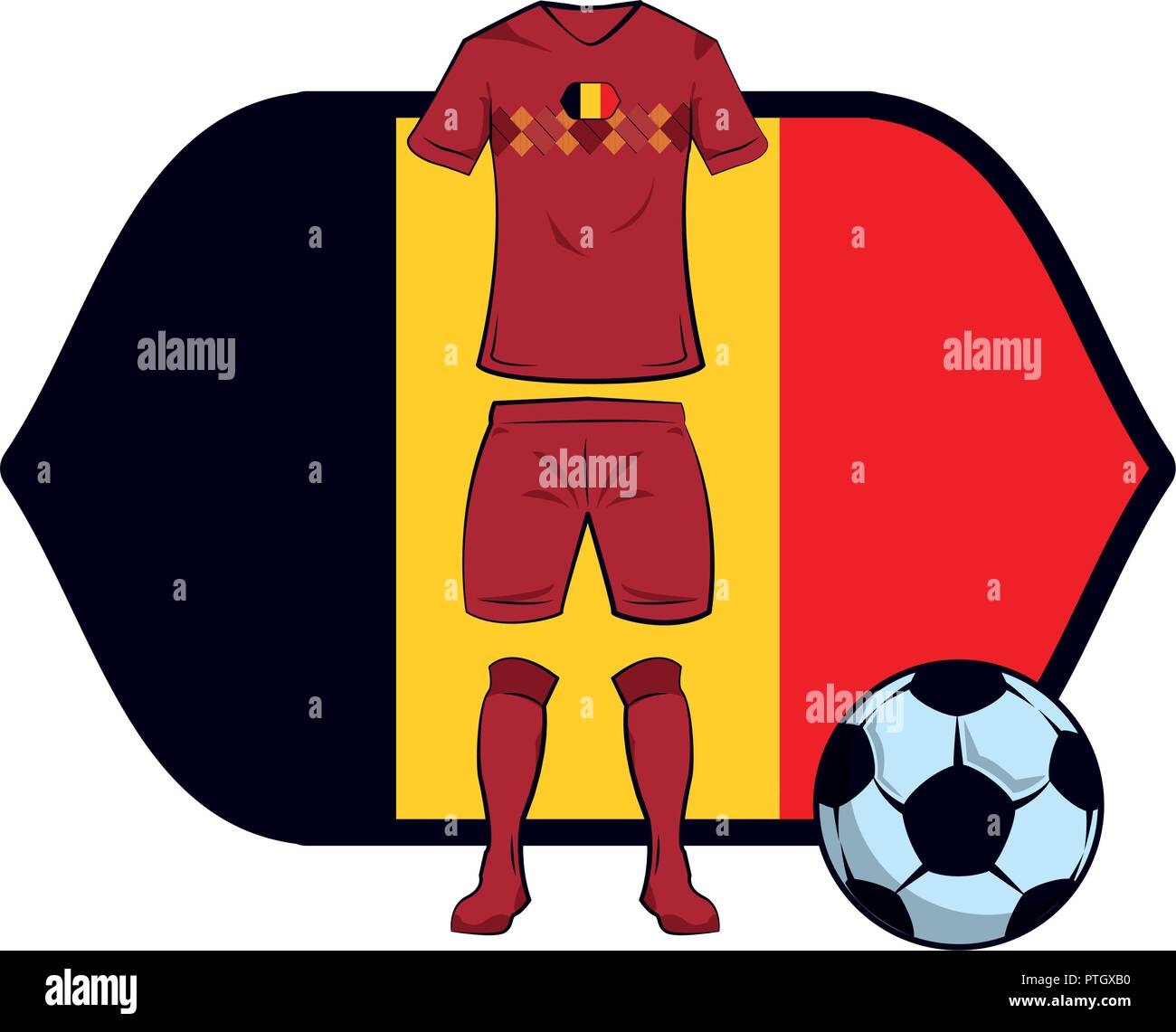 Belgium soccer uniform Stock Vector Image & Art Alamy