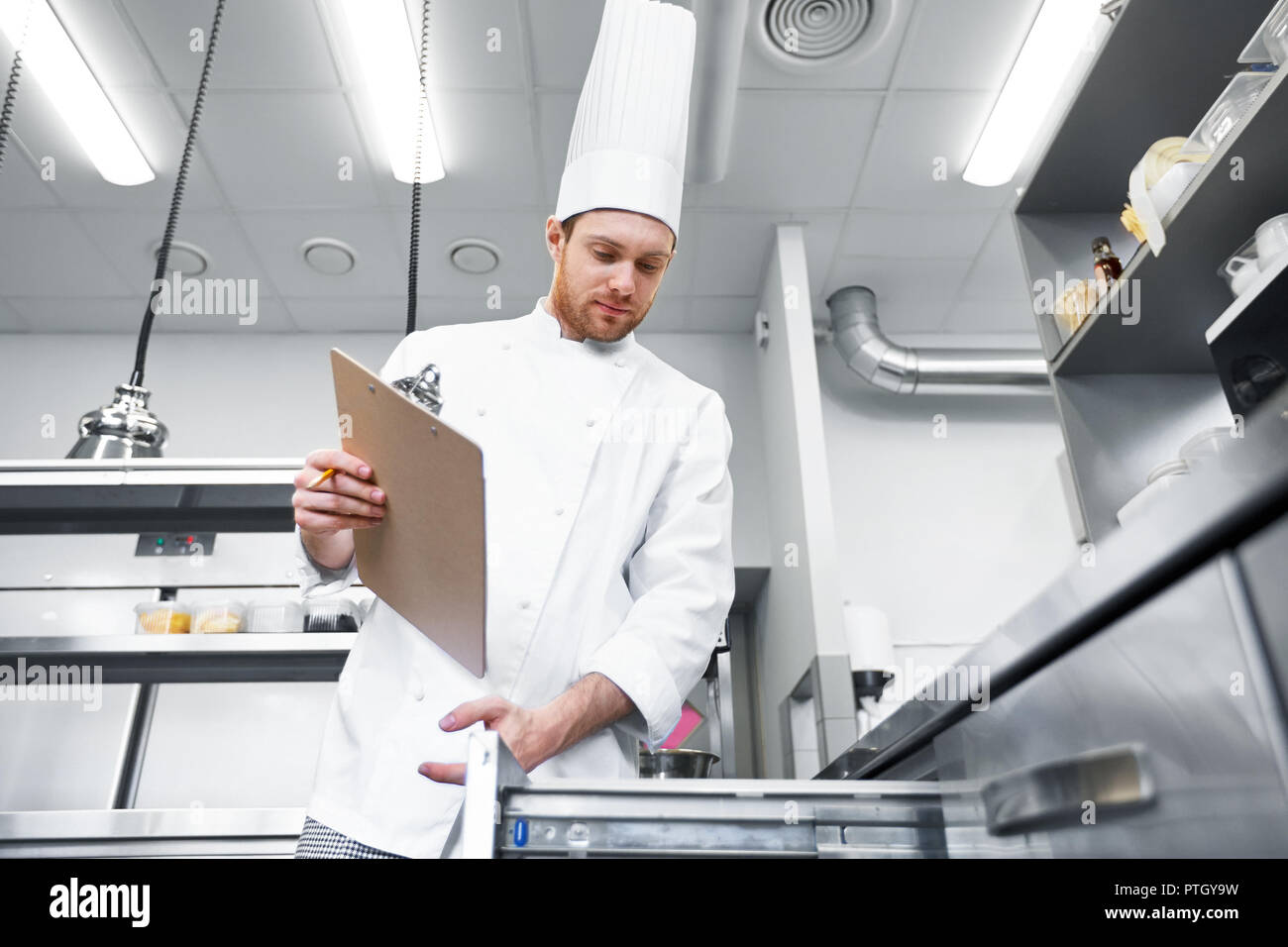 Chefs Inventory Inventory check kitchen hi-res stock photography and images - Alamy