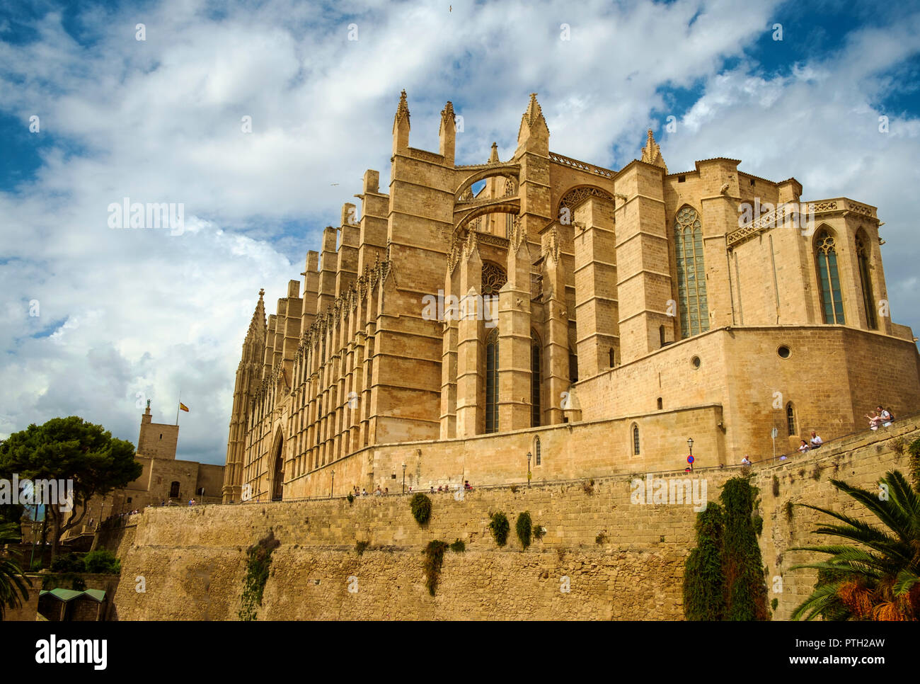 The Cathedral of Santa Maria of Palma, Mallorca, Spain Stock Photo