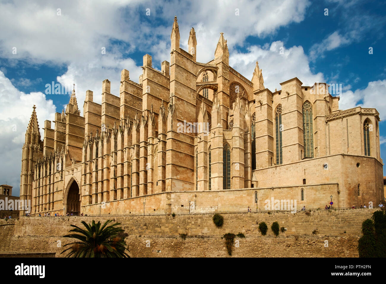 The Cathedral of Santa Maria of Palma, Mallorca, Spain Stock Photo