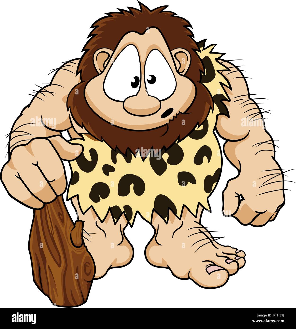 Caveman Cartoon Character Stock Vector Image & Art - Alamy