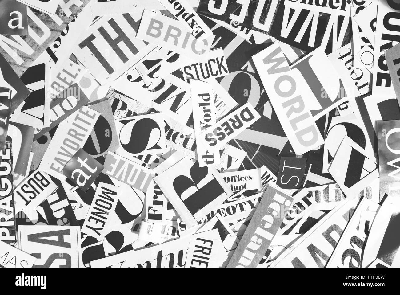 abstract background with letters Stock Photo - Alamy