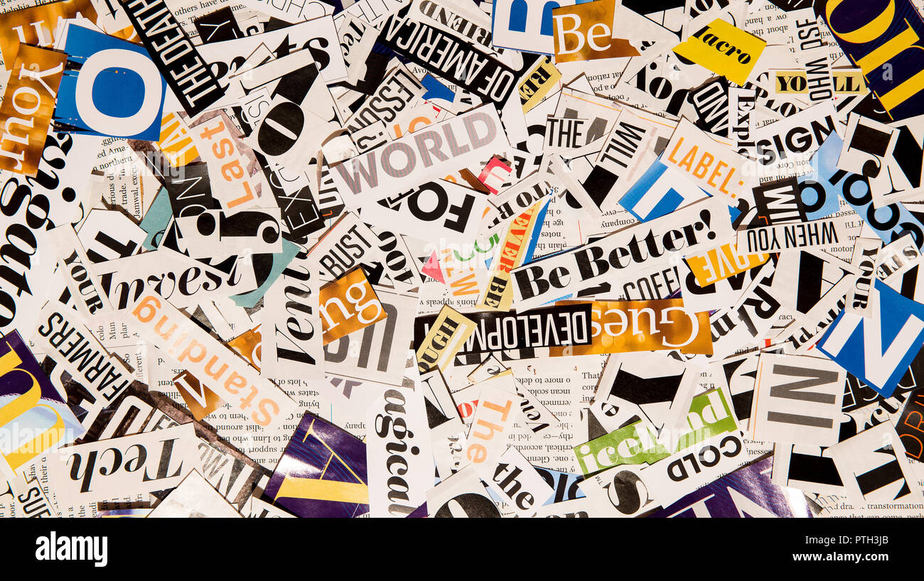 abstract background with letters Stock Photo - Alamy