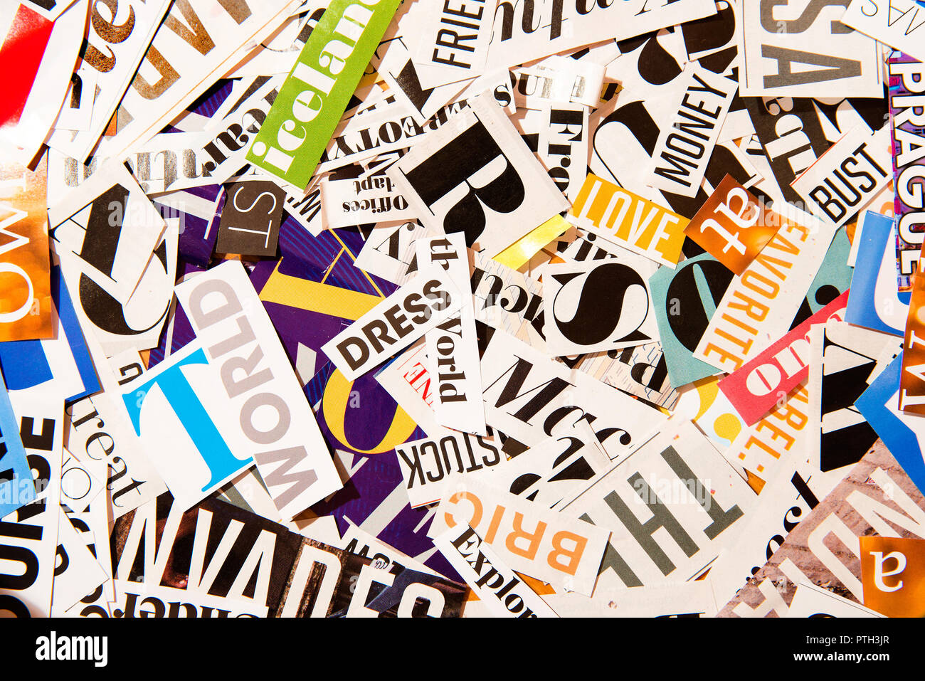 abstract background with letters Stock Photo - Alamy