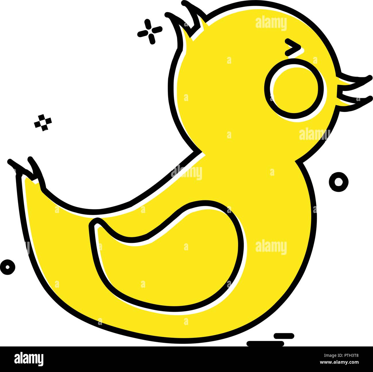 Duck icon design vector Stock Vector Image & Art - Alamy