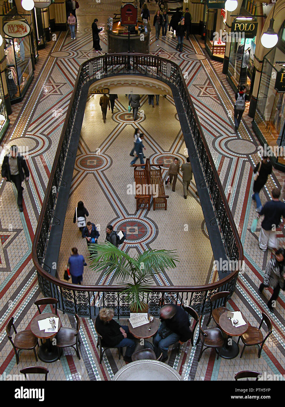 Inside the Queen Victoria Building, Sydney, NSW, Australia a view