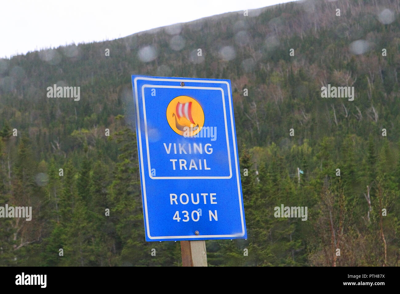 Viking Trail, Route 430 N, Newfounland, Canada Stock Photo
