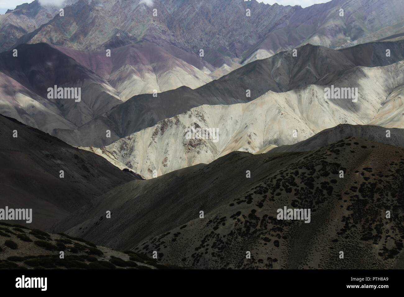 Spectacular views in the Himalayas Stock Photo