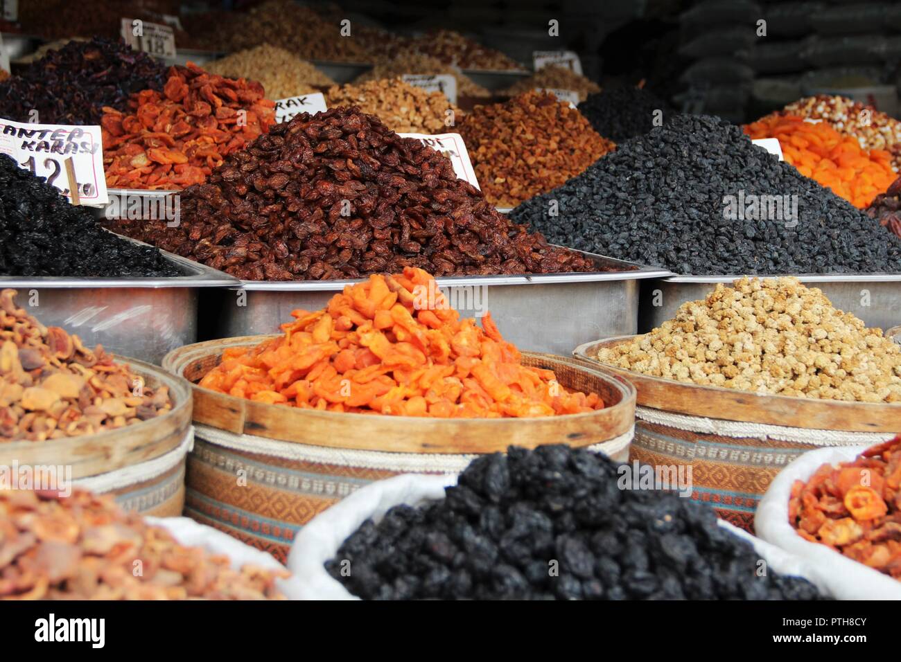 Street market in Turkey Stock Photo
