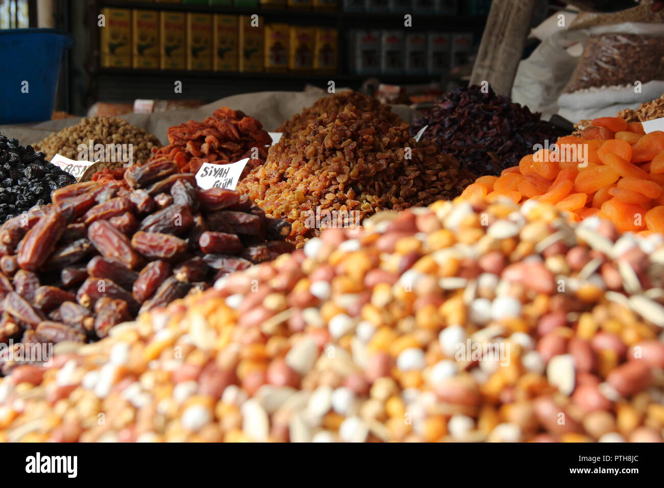 Street market in Turkey Stock Photo