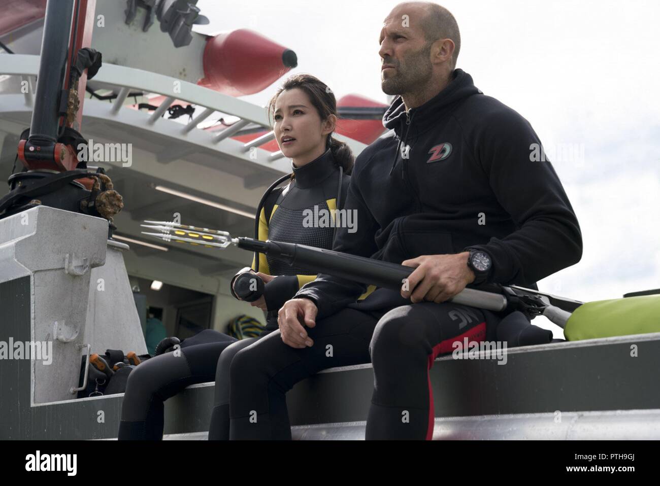 THE MEG 2018 LI BINGBING JASON STATHAM JOHN TURTELTAUB DIR WARNER BROS MOVIESTORE COLLECTION LTD Stock Photo Alamy