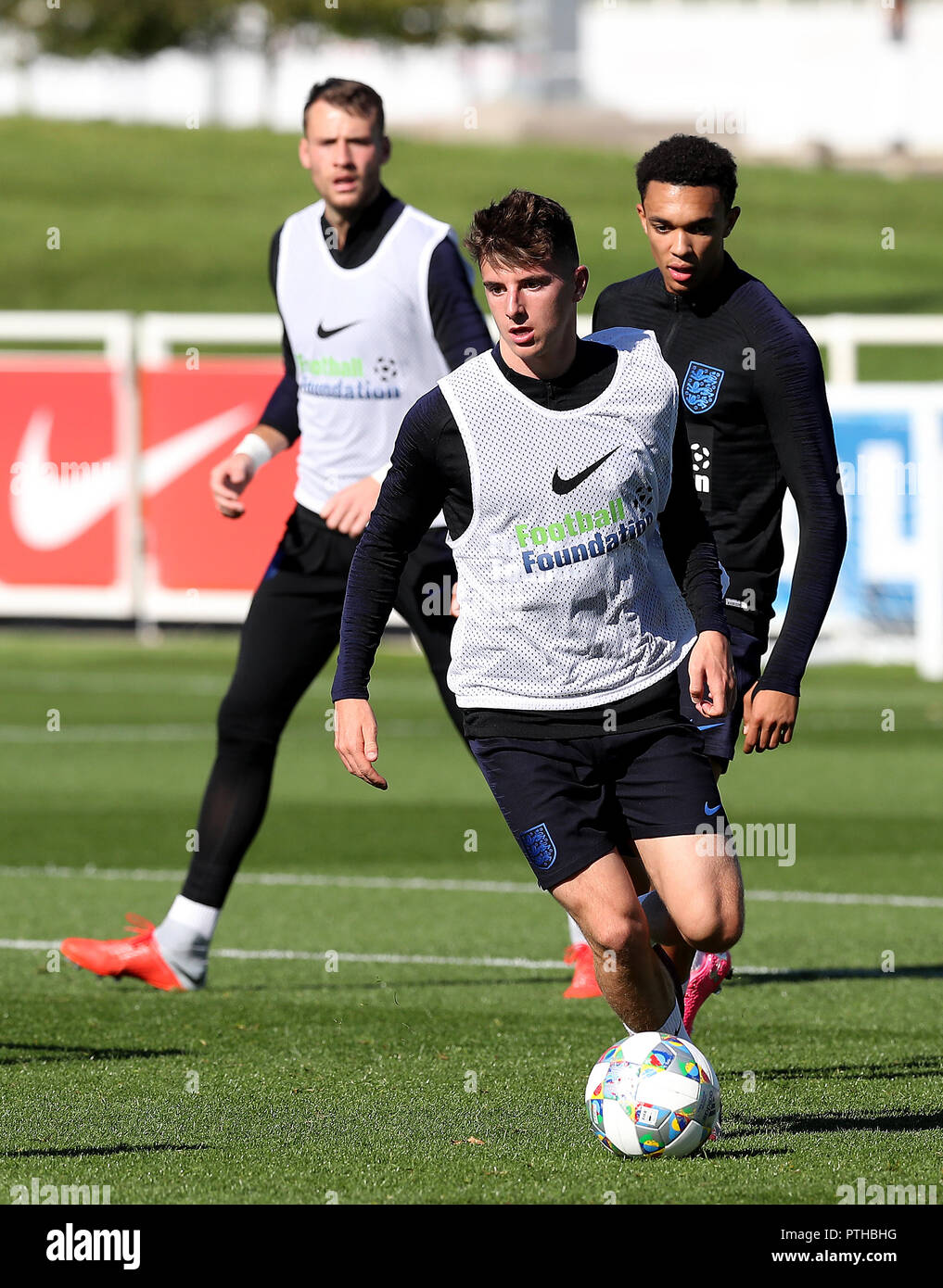 England S Mason Mount During The Training Session At St George S Park Burton Stock Photo Alamy