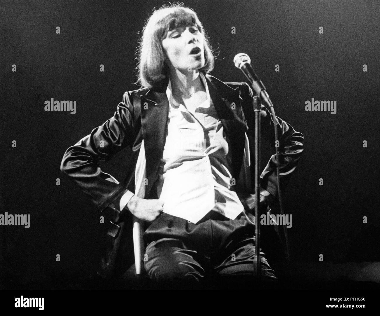 Chanson Singer Karen Akers, amerikanische Chansonsängerin und Liedermacherin, bei ...