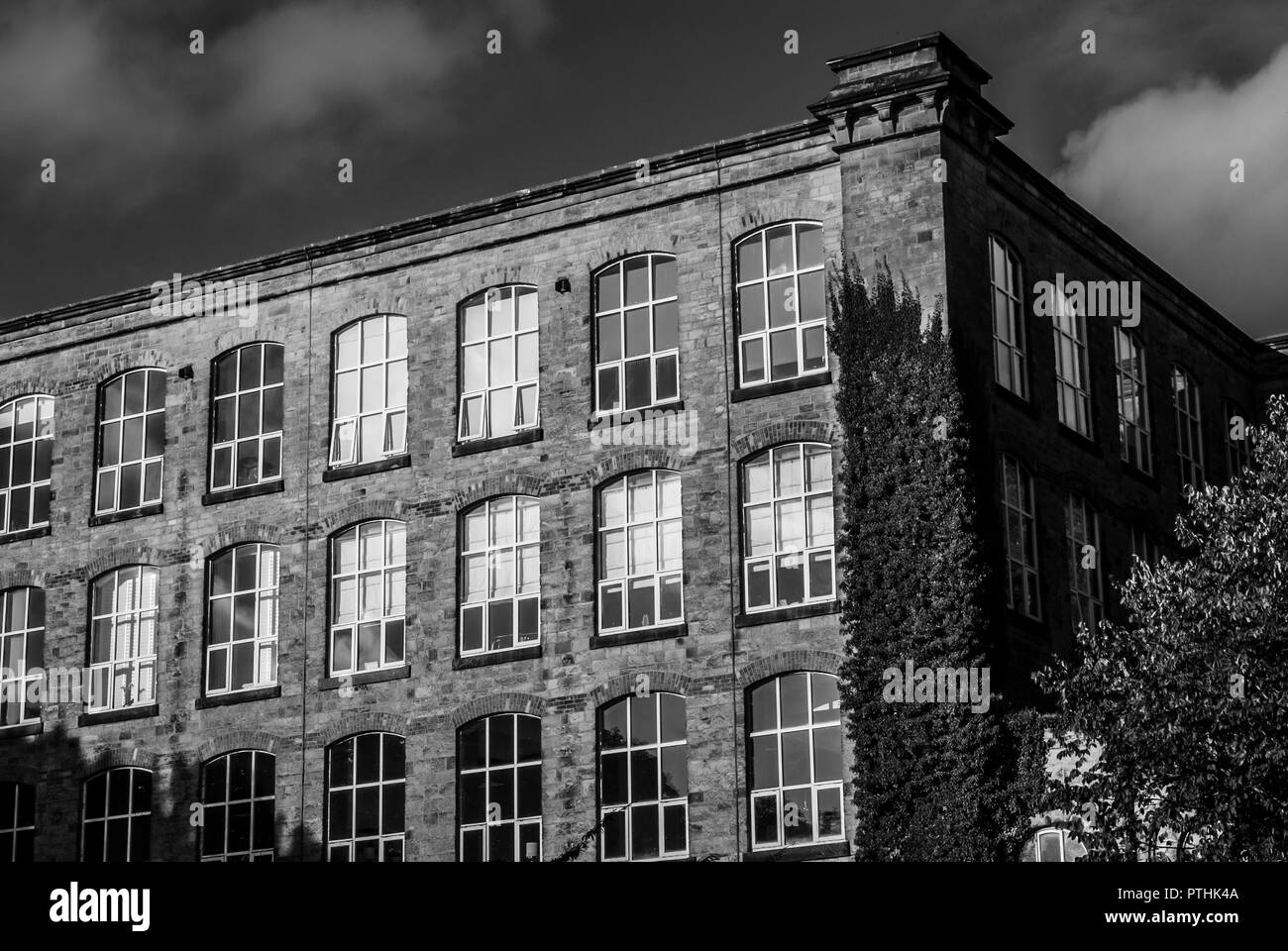 Clarence Mill Bollington Stock Photo