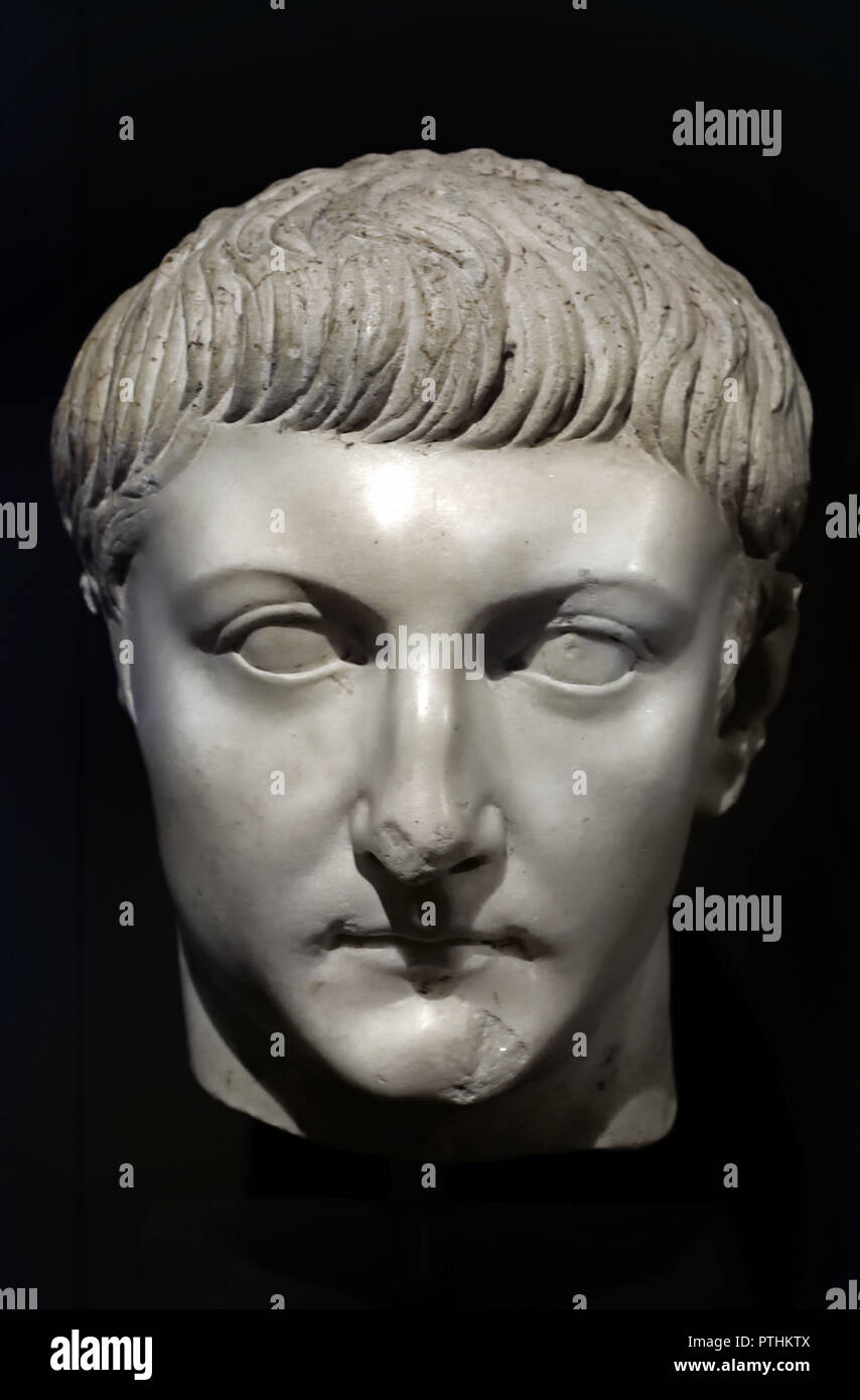 Drusus Julius Caesar (14 BC - AD 23), was the son of Emperor Tiberius, and heir to the Roman Empire Stock Photo