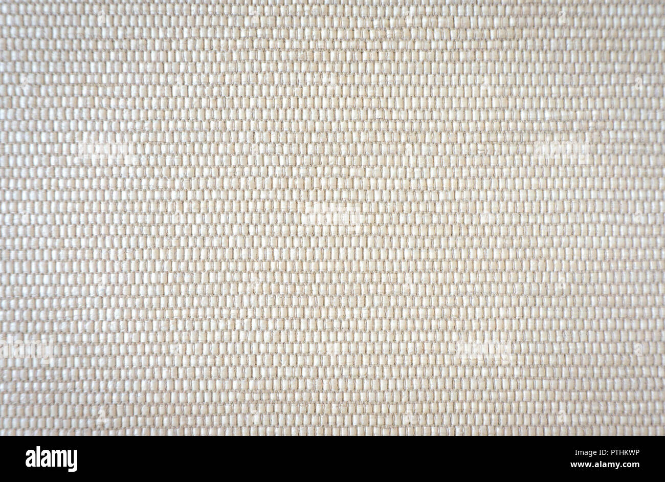 Natural white knit fabric background made for chair. Stock Photo