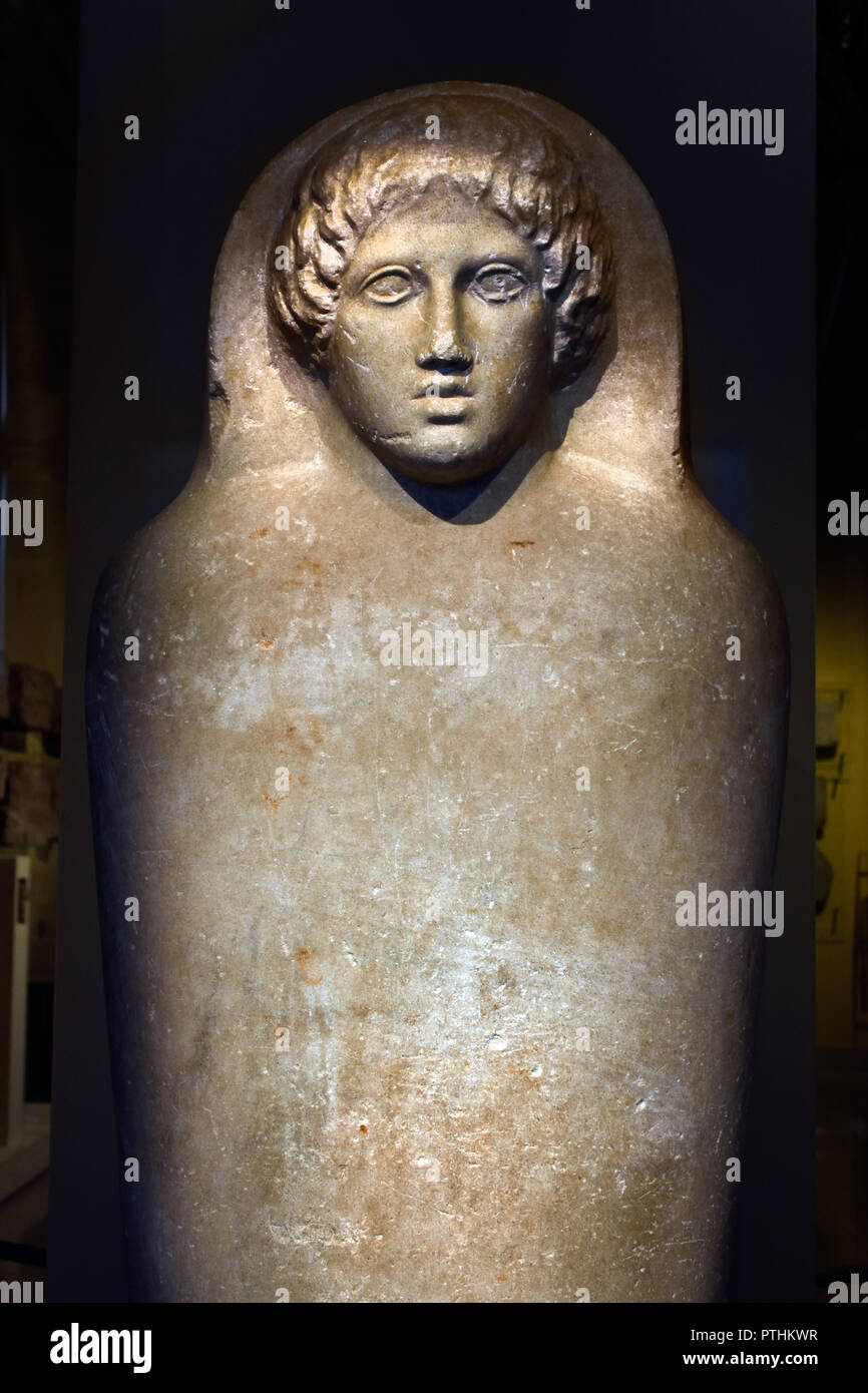 Sarcophage Lid, Phoenician 3 quarters 5, JH. B.C ( Phoenicia was a thalassocratic ancient