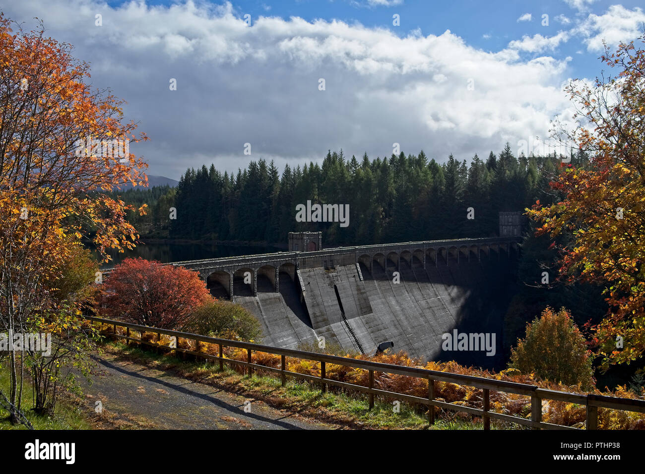 Laggan Dam Scottish Highlands Stock Photo