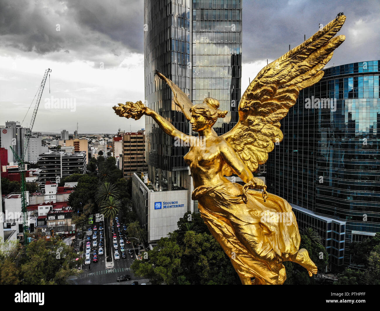 Monumento El Ángel de la Independencia, Ciudad de México, México en Reforma