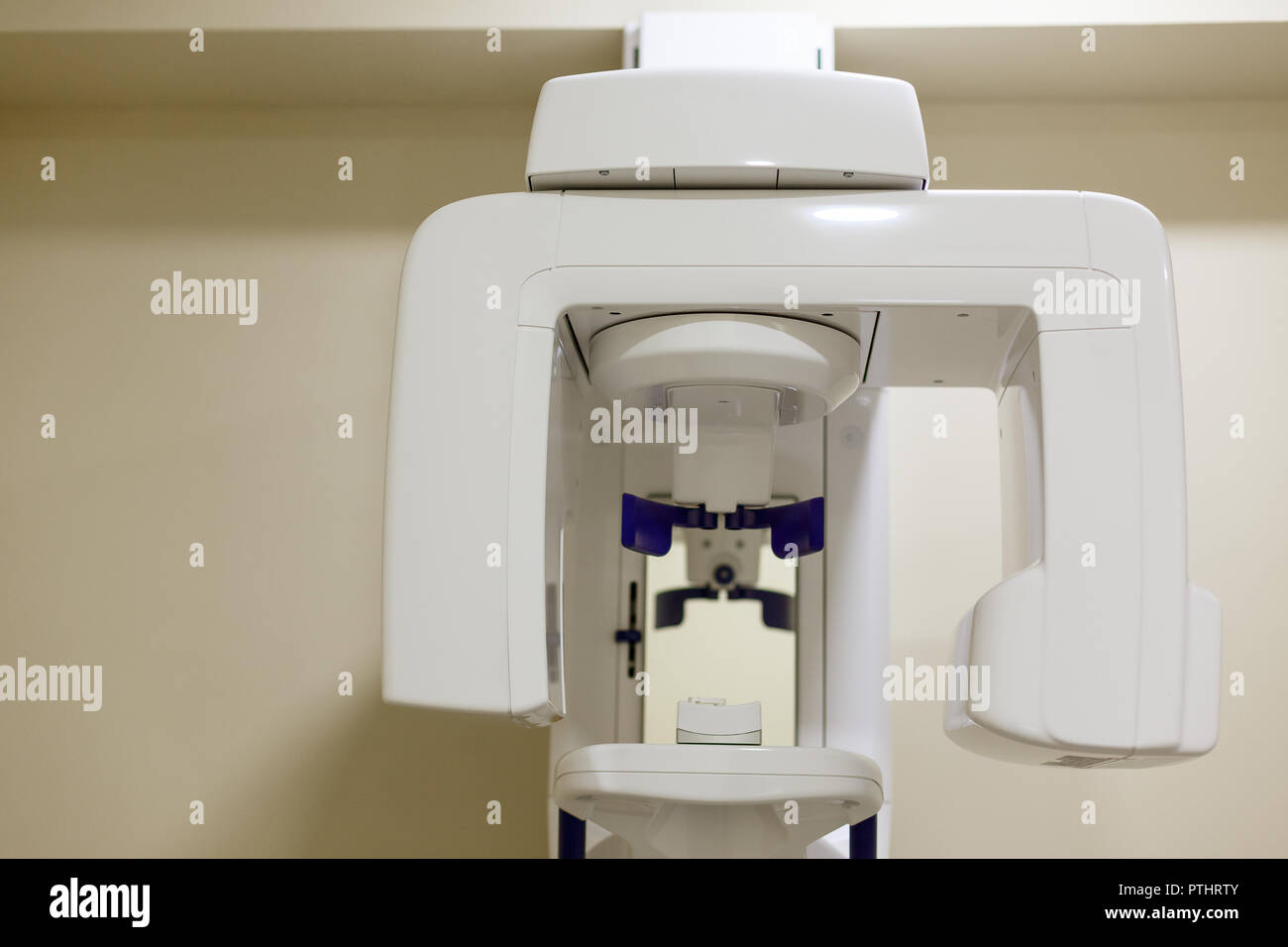 Xray machine in the dental clinic orthopantomography Stock Photo Alamy
