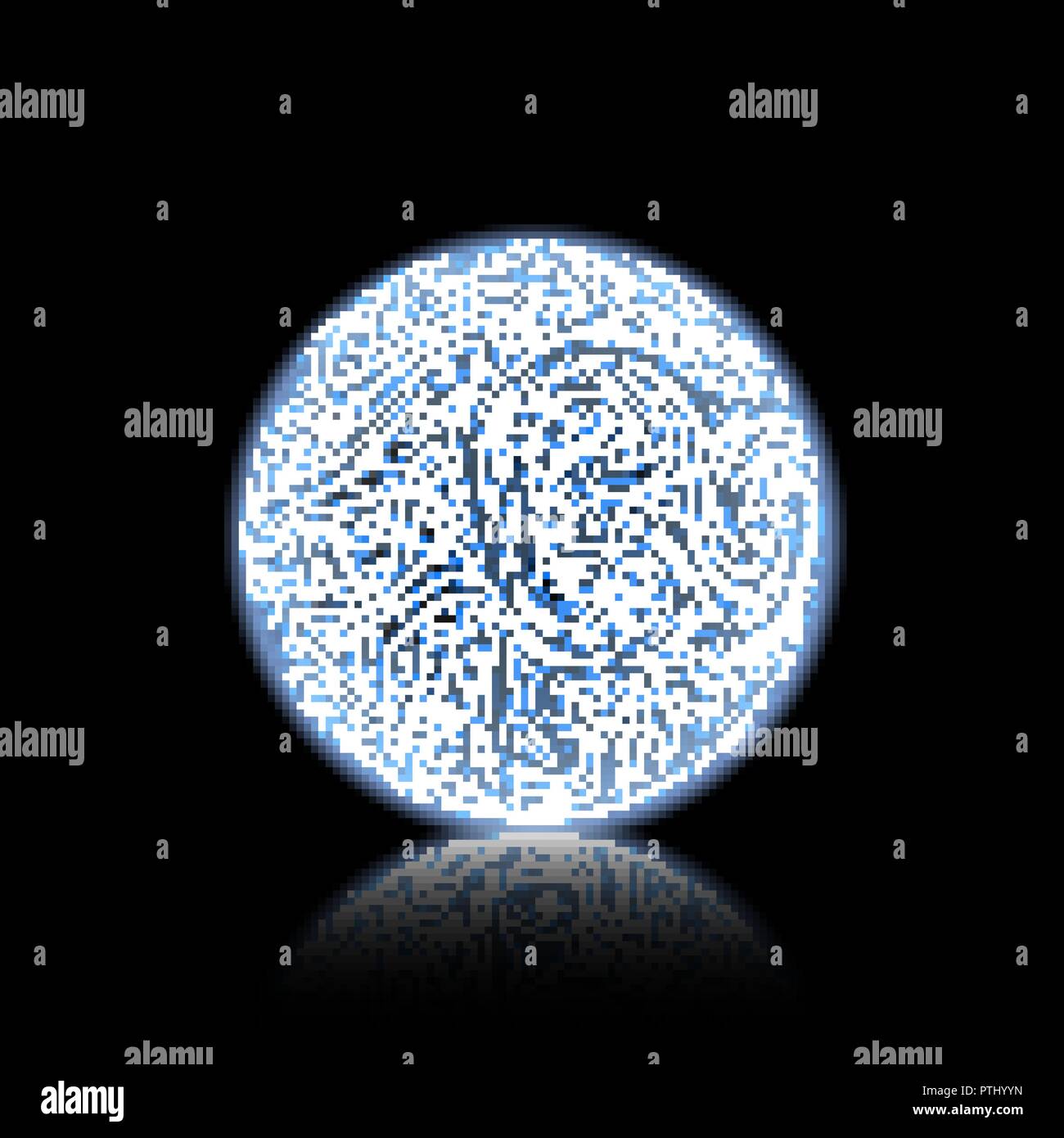 Abstract Glass Sphere Vector Stock Vector