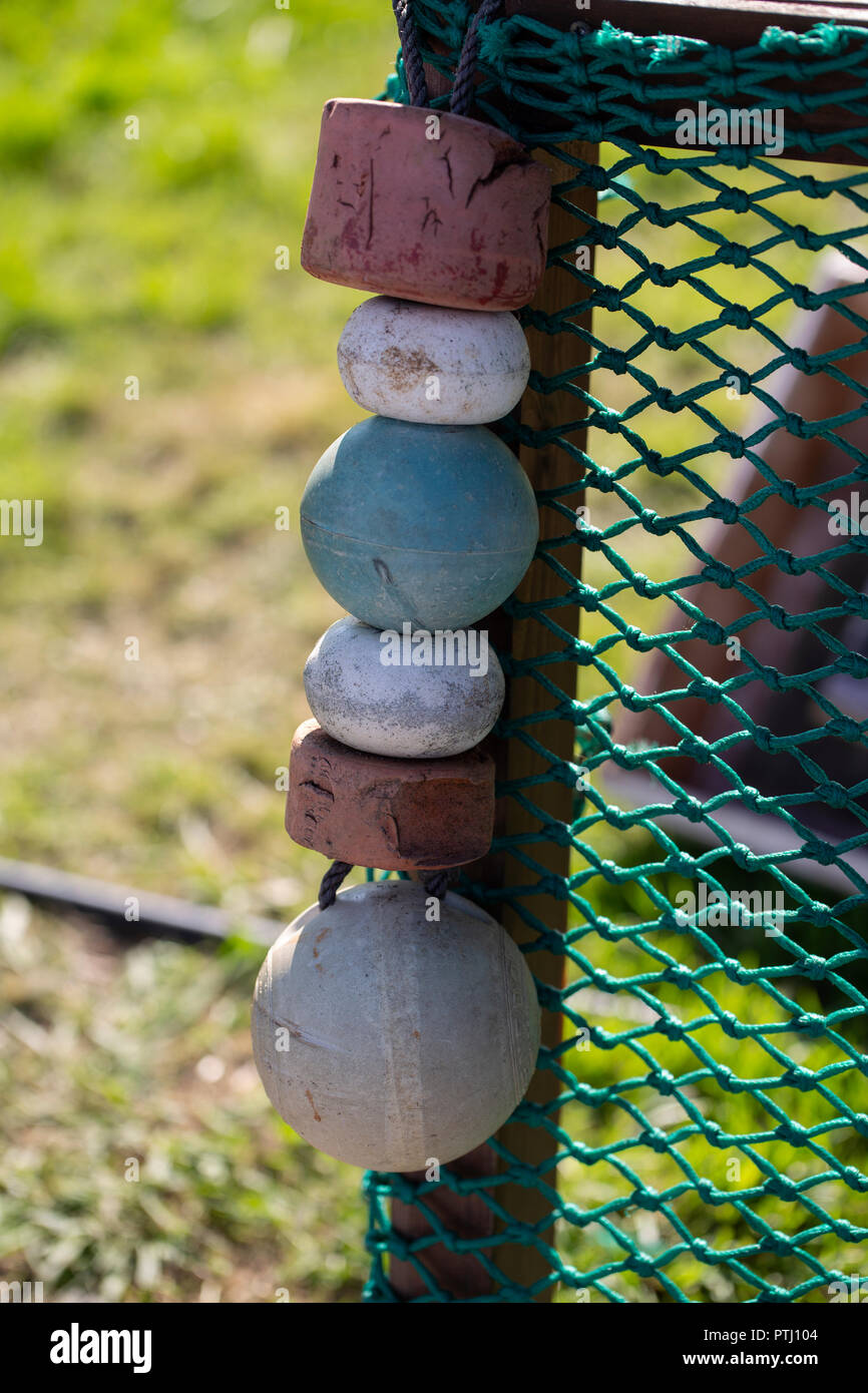 Fishing net floats Stock Photo Alamy