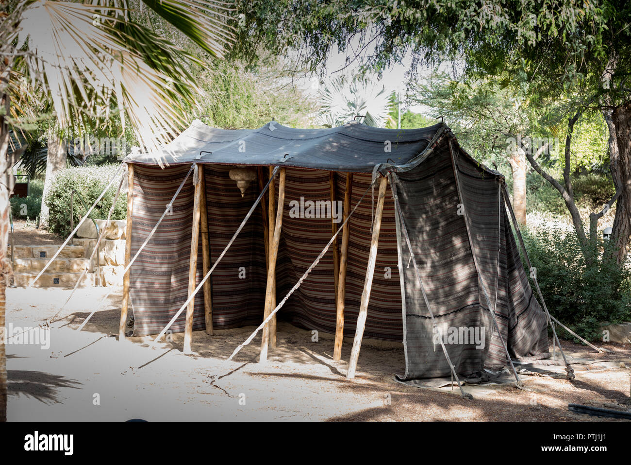Traditional arabian tent in the Park, Abu Dhabi, UAE Stock Photo Alamy
