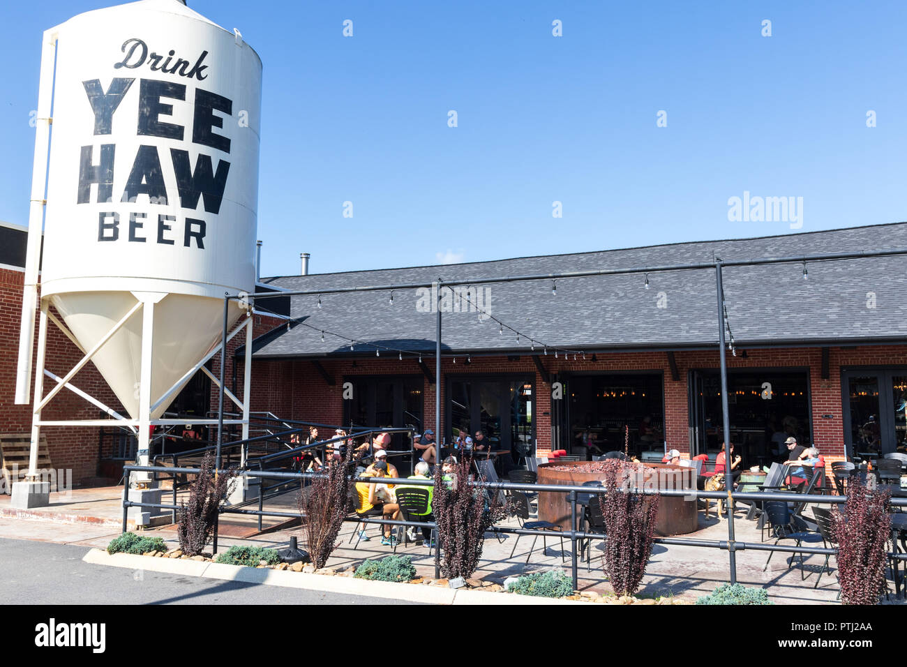 JOHNSON CITY, TN, USA9/30/18 The Yee Haw beer establishment is