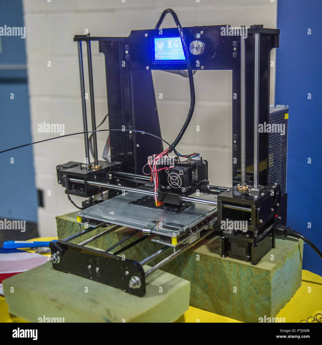3D printer printing Stock Photo