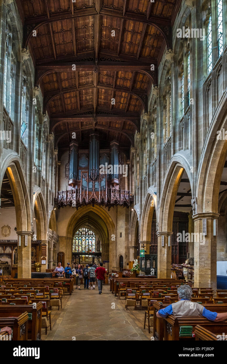 Holy Trinity Church in Stratford upon Avon. Stock Photo