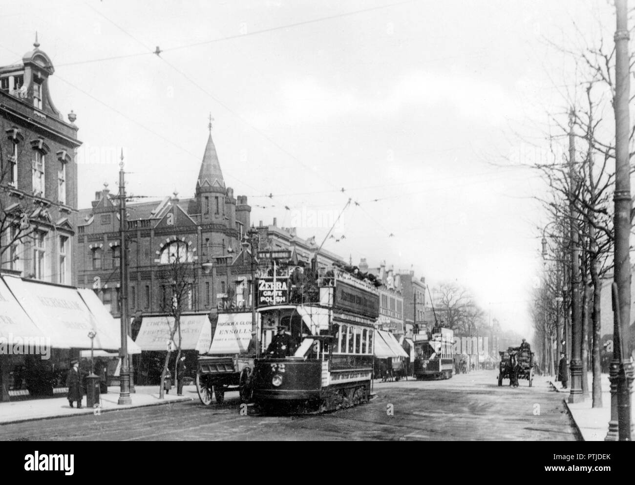 Youngs Corner Chiswick High Road, London early 1900s Stock Photo Alamy