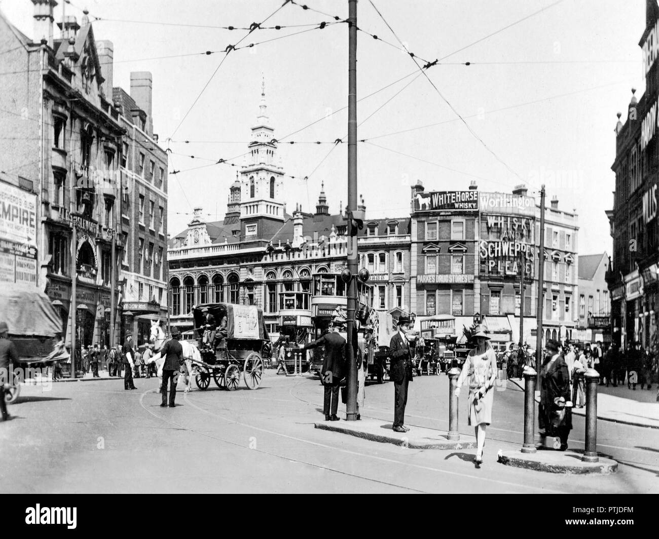 Broadway Hammersmith, London early 1900s Stock Photo Alamy