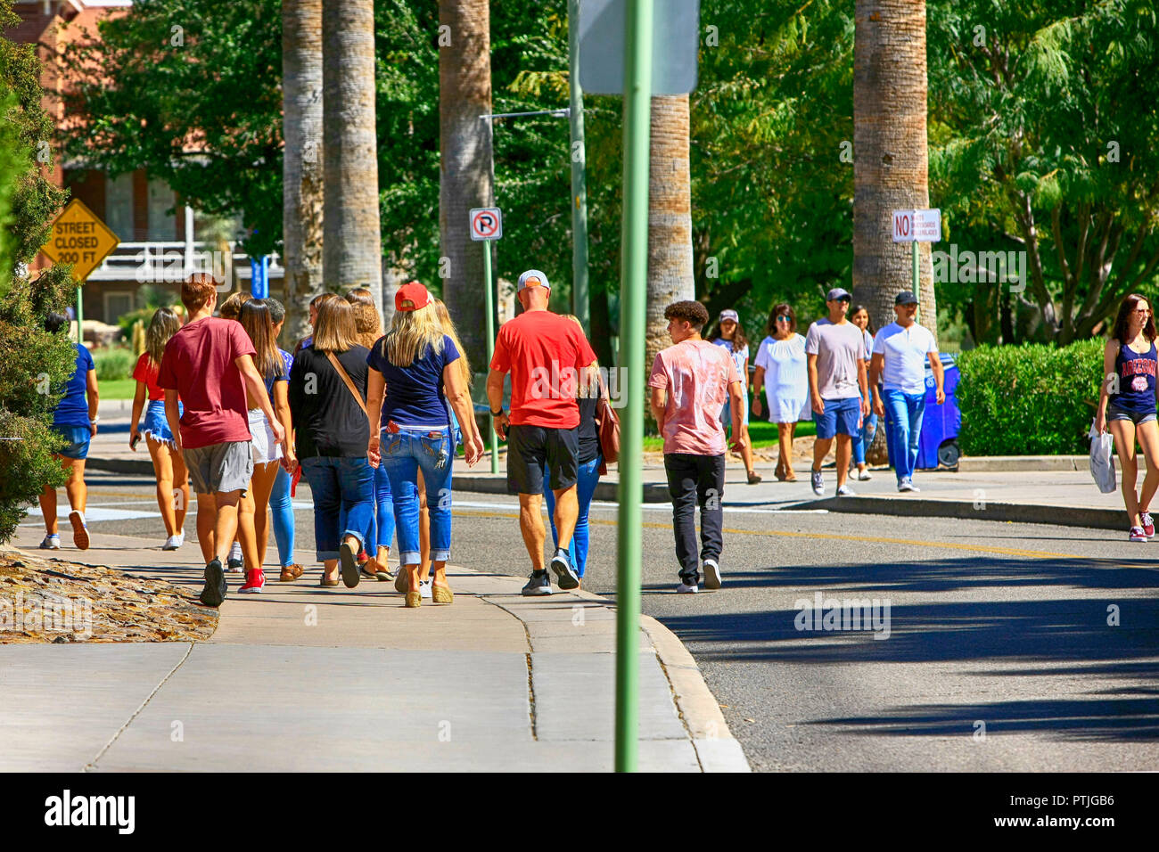 Parents and freshman students together in Tucson AZ for the UA weekend