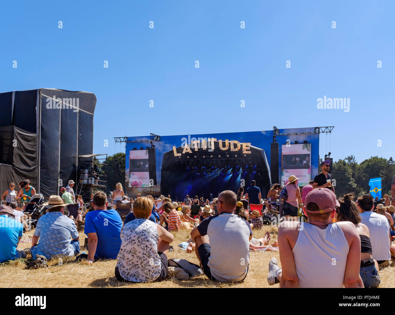 Latitude festival in Henham Park. Stock Photo
