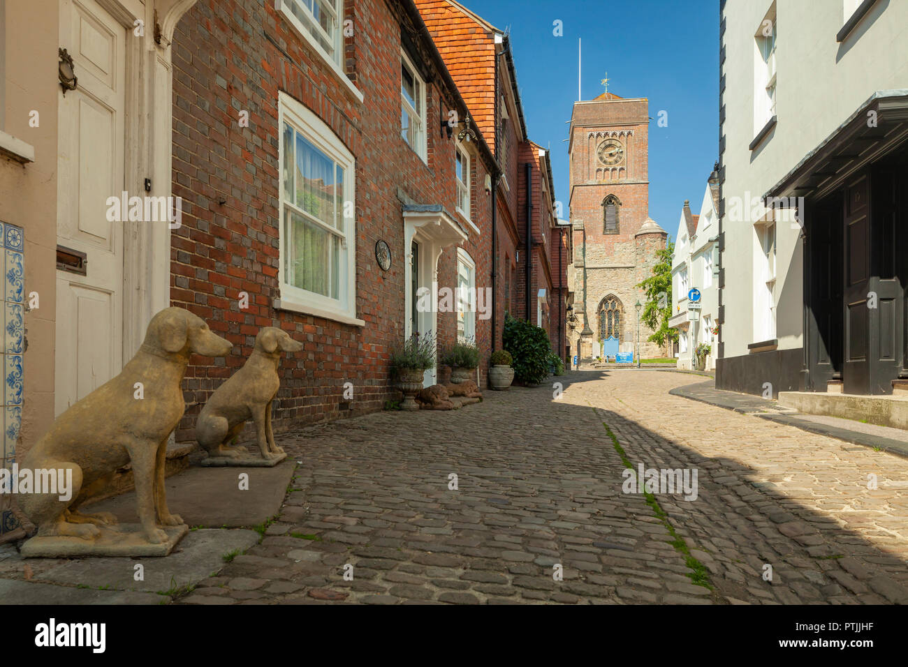 Lombard Street in Petworth. Stock Photo