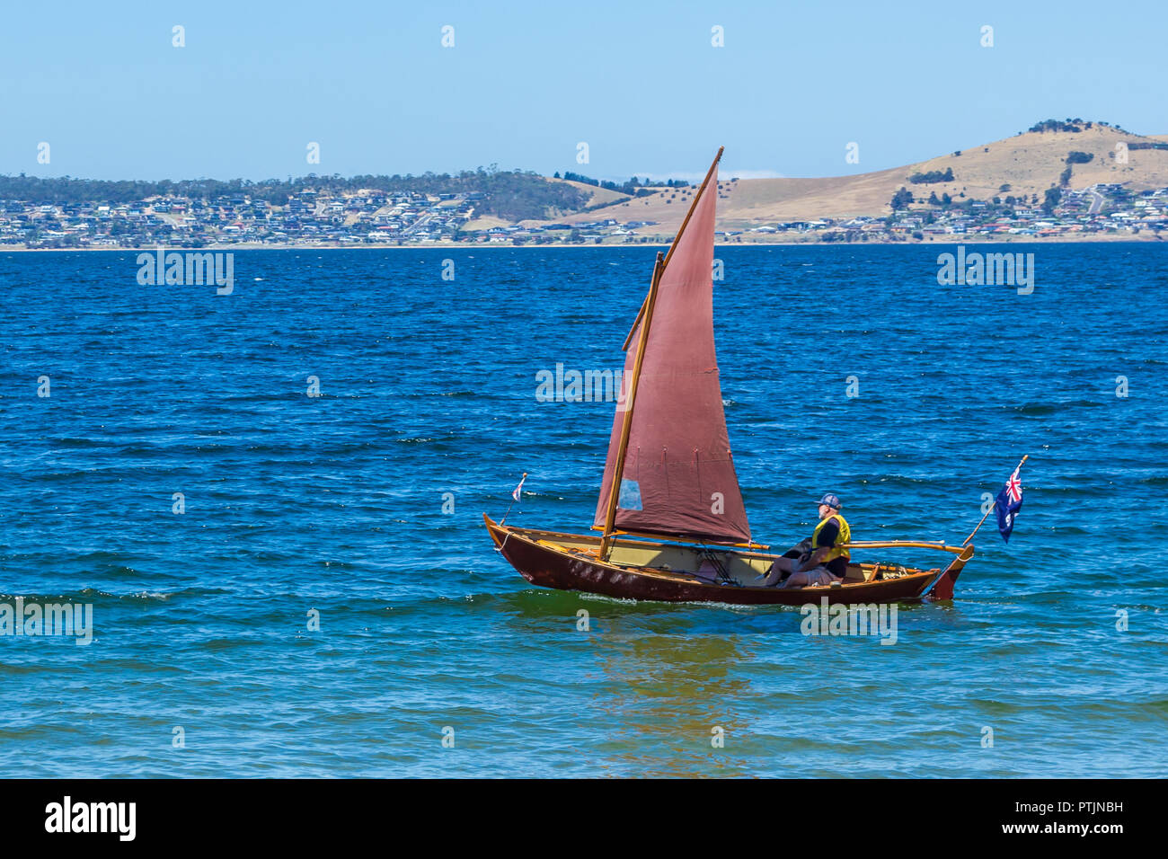 Derwent river Hobart, Tasmania, Australia January 6 2017 Classic
