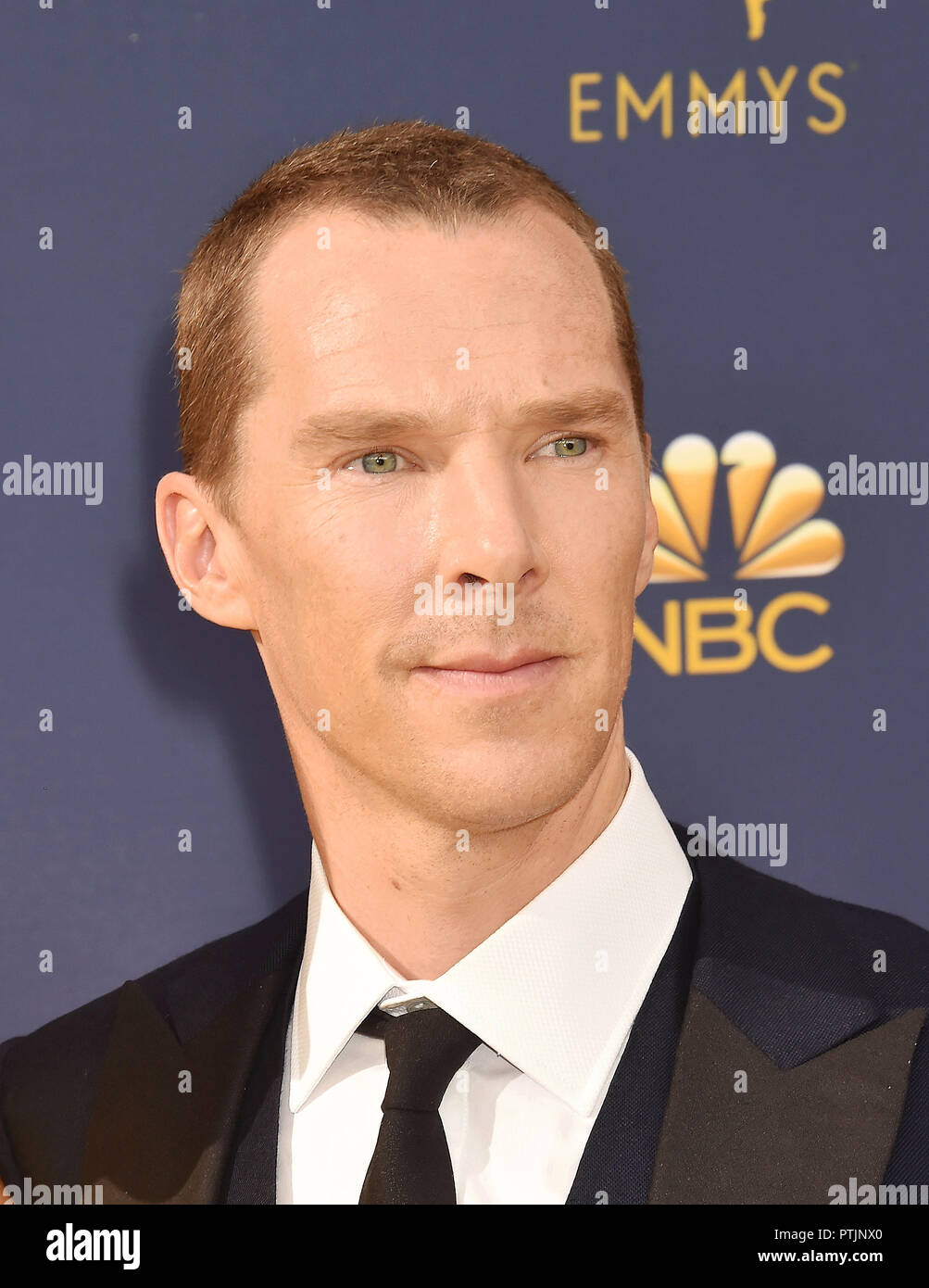 BENEDICT CUMBERBATCH English film actor at the 70th Emmy Awards at Microsoft Theater on September 17, 2018 in Los Angeles, California. Photo: Jeffrey Mayer Stock Photo