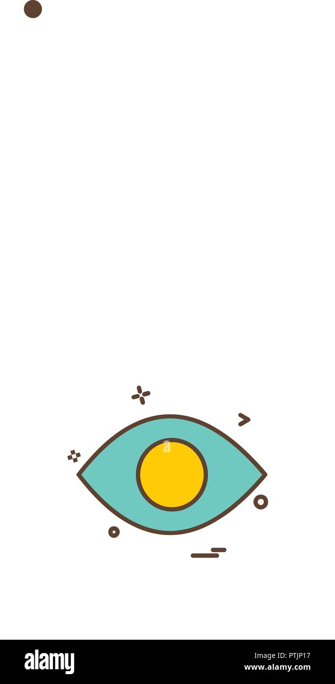 Eye icon design vector Stock Vector Image & Art - Alamy