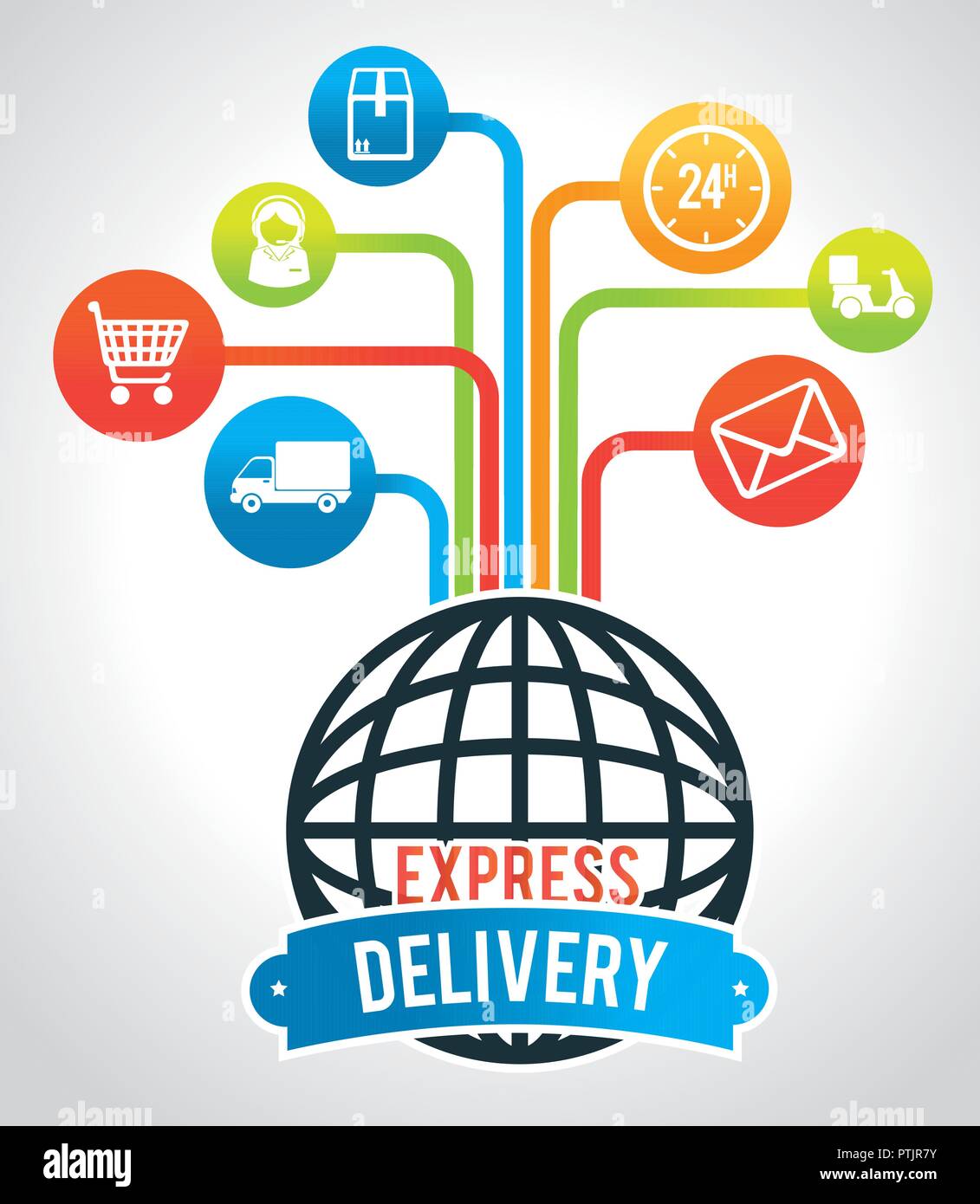 Delivery design icom vector ilstration Stock Vector Image & Art - Alamy