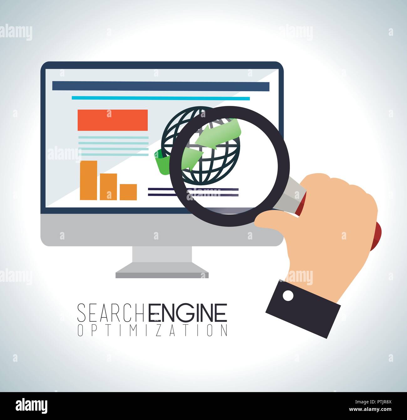 SEO design icom vector ilstration Stock Vector Image & Art - Alamy