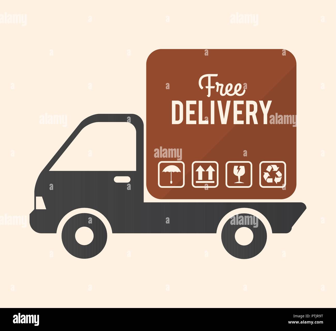 Delivery design icom vector ilstration Stock Vector Image & Art - Alamy