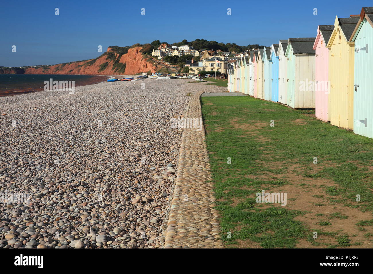 Budleigh Salterton seafront, East Devon, England, UK Stock Photo Alamy