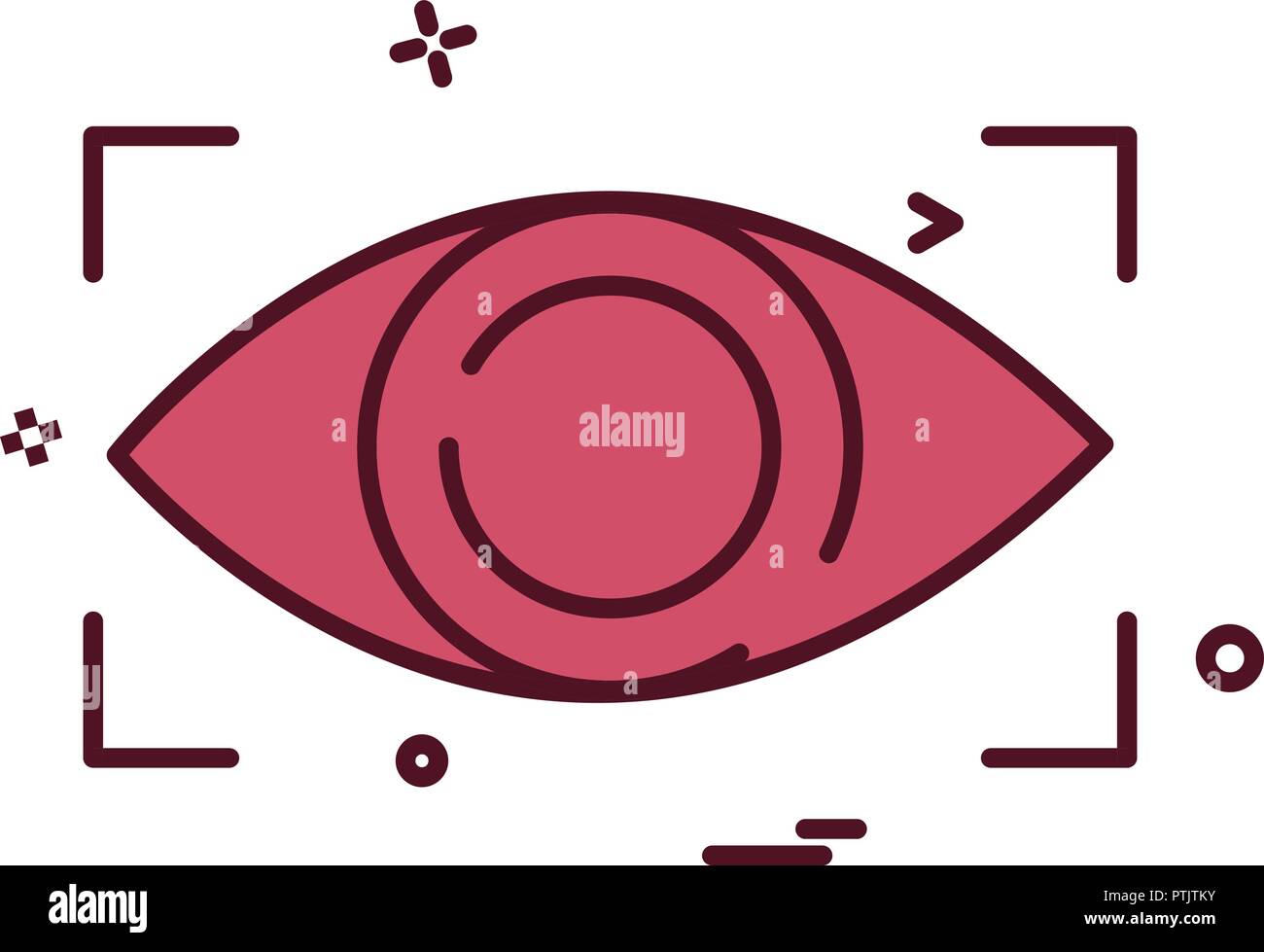 Eye icon design vector Stock Vector Image & Art - Alamy