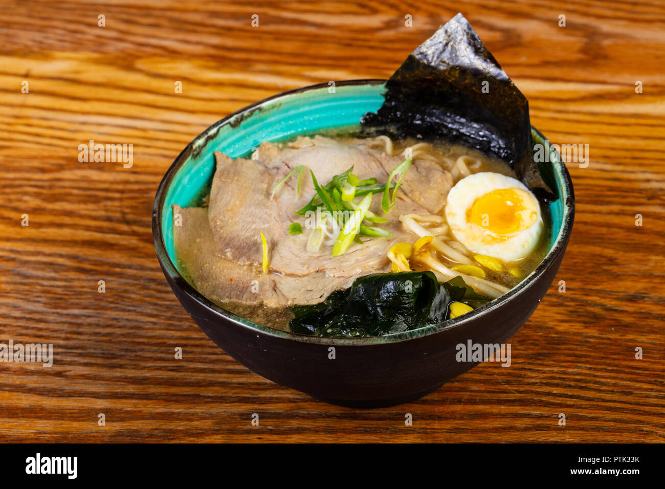 Miso ramen soup with beef Stock Photo Alamy