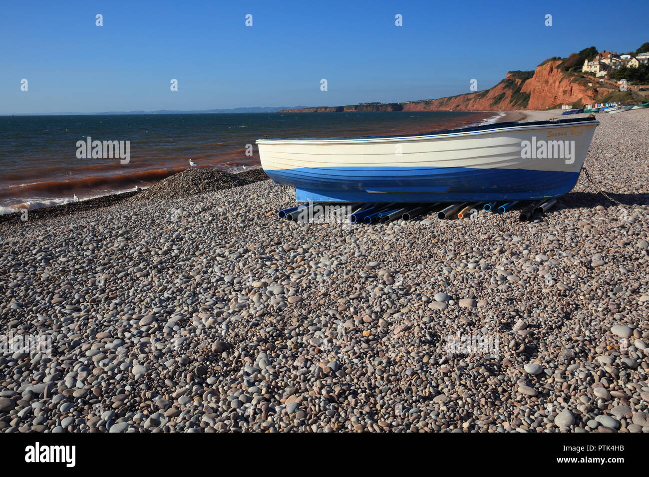 Budleigh Salterton seafront, East Devon, England, UK Stock Photo Alamy