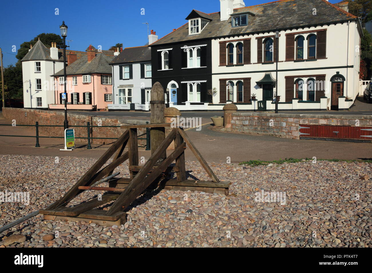 Budleigh Salterton seafront, East Devon, England, UK Stock Photo Alamy