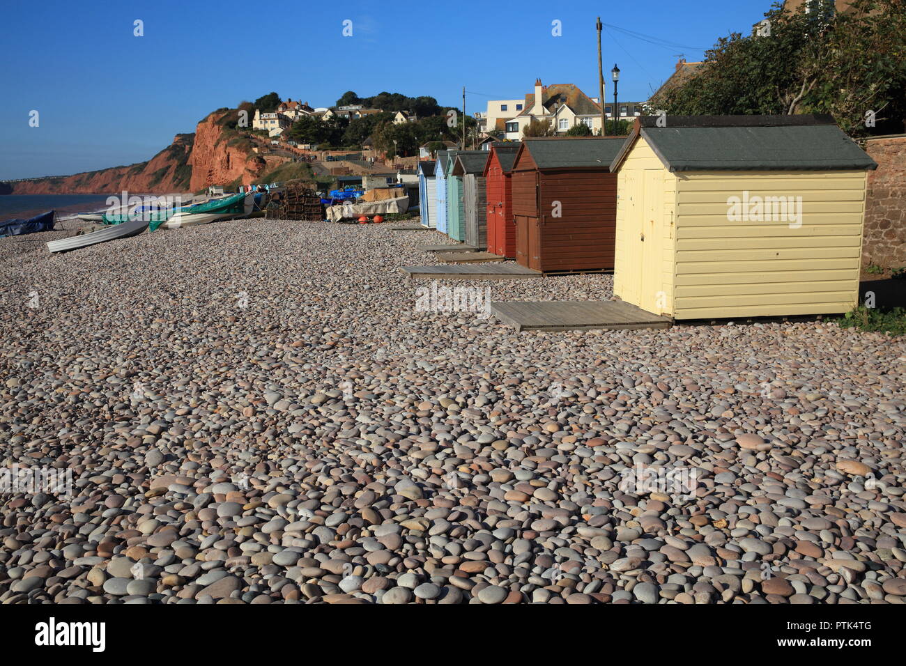 Budleigh Salterton seafront, East Devon, England, UK Stock Photo Alamy