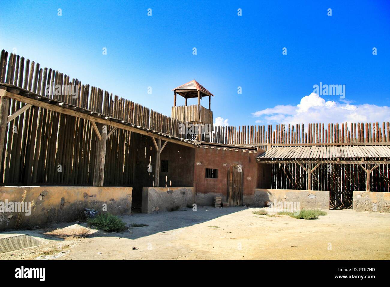 Far west old town in the Desert of Tabernas, Almeria, Spain. Stock Photo